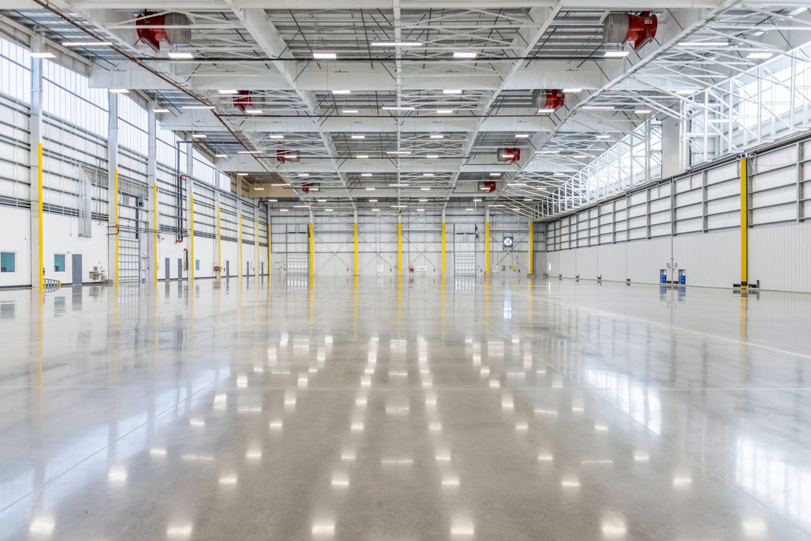 Aviation hangar floor, Tampa